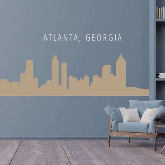 Picture of Atlanta, Georgia City Skyline (Cityscape Decal)