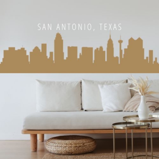 Picture of San Antonio, Texas City Skyline (Cityscape Decal)