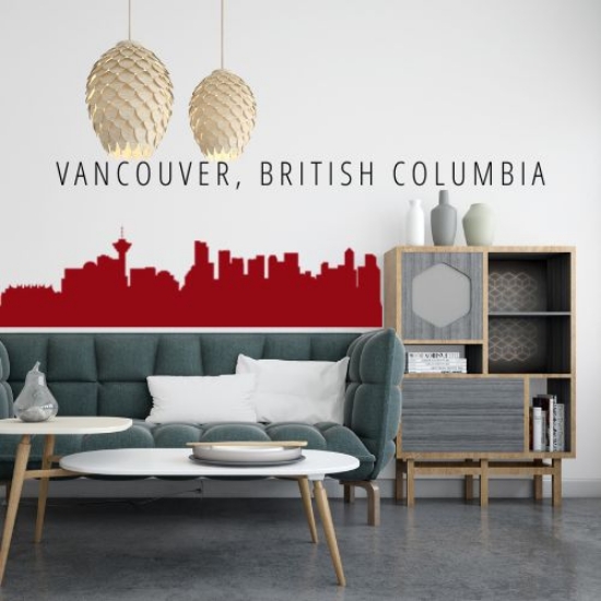 Picture of Vancouver, Canada City Skyline (Cityscape Decal)
