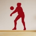 Picture of Volleyball Player  1 (Volleyball Decor: Silhouette Decals)