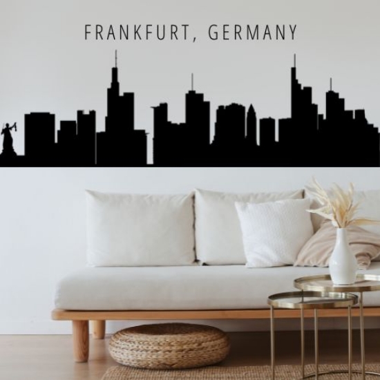 Picture of Frankfurt, Germany 1 City Skyline (Cityscape Decal)
