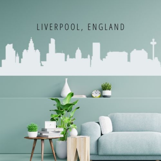 Picture of Liverpool, England 1 City Skyline (Cityscape Decal)