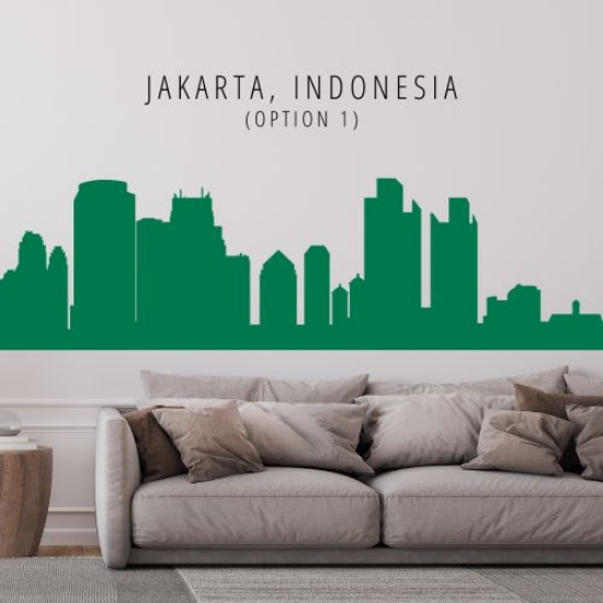 Picture of Jakarta, Indonesia City Skyline (Cityscape Decal)