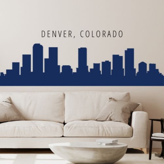 Picture of Denver, Colorado City Skyline (Cityscape Decal)