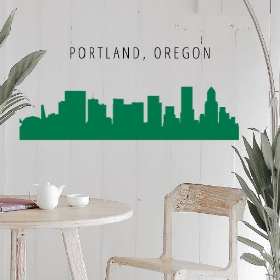 Picture of Portland, Oregon City Skyline (Cityscape Decal)