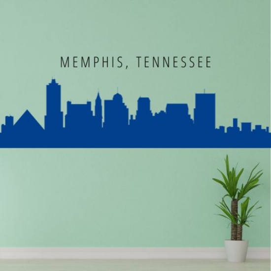Picture of Memphis, Tennessee City Skyline (Cityscape Decal)