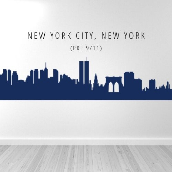 Picture of New York Pre-9/11 City Skyline (Cityscape Decal)