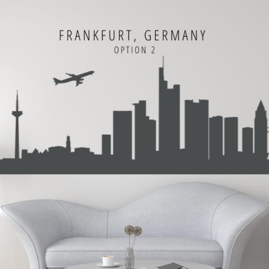 Picture of Frankfurt, Germany 2 City Skyline (Cityscape Decal)
