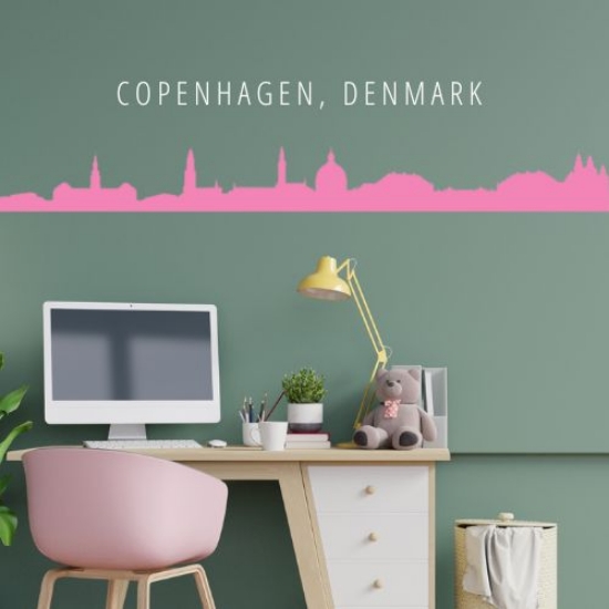 Picture of Copenhagen, Denmark City Skyline (Cityscape Decal)