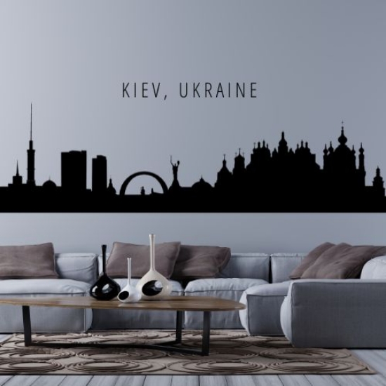 Picture of Kiev, Ukraine City Skyline (Cityscape Decal)