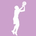 Picture of Basketball Player, Female - Free Throw (Side Profile)
